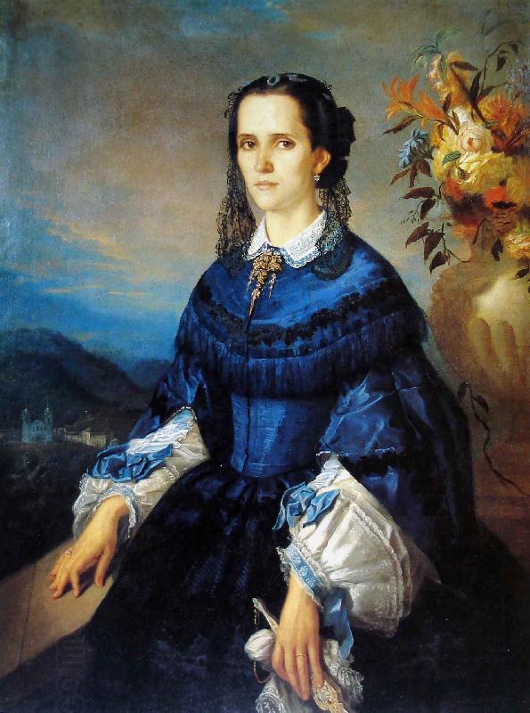 Adolfo Muller-Ury Portrait of the Baroness of Vassouras China oil painting art